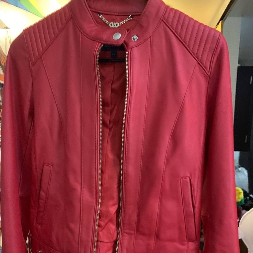 Cole Haan leather Jacket